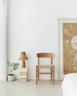 J39 Folkestolen, sortlakeret bøg af Børge Mogensen<Fredericia Furniture New