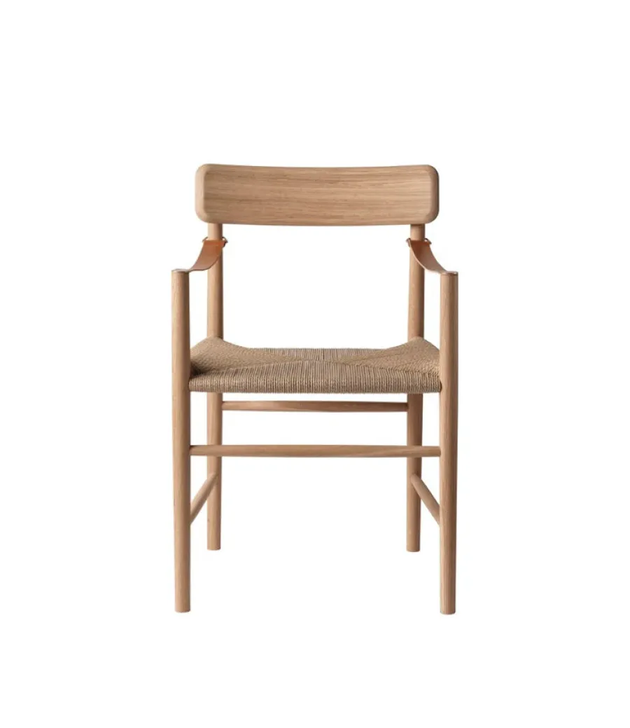 J186 Hesberg spisebordsstol, olieret eg fra<FDB Møbler Clearance