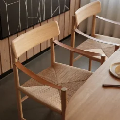 J186 Hesberg spisebordsstol, olieret eg fra<FDB Møbler Clearance