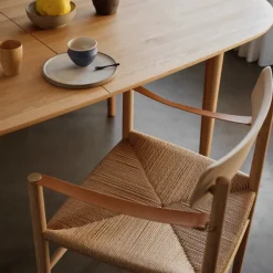 J186 Hesberg spisebordsstol, olieret eg fra<FDB Møbler Clearance