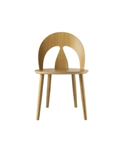 J45 spisebordsstol, lakeret eg af Børge Mogensen<FDB Møbler Discount