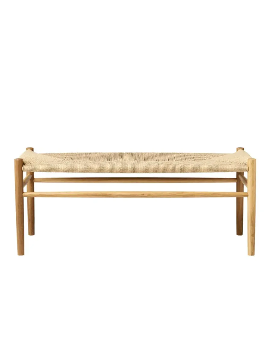 J83B Bænk, matlakeret eg fra<FDB Møbler Online