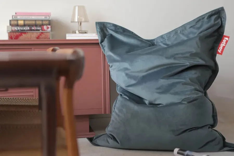 Junior Stonewashed sækkestol fra<Fatboy Hot