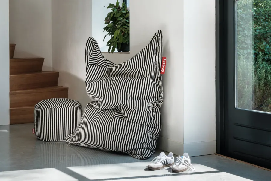 Junior Stonewashed sækkestol fra<Fatboy Hot