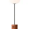 JWDA Floor Lamp, red travertine stone fra<Audo Copenhagen New