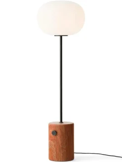 JWDA Floor Lamp, red travertine stone fra<Audo Copenhagen New