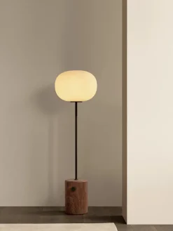 JWDA Floor Lamp, red travertine stone fra<Audo Copenhagen New