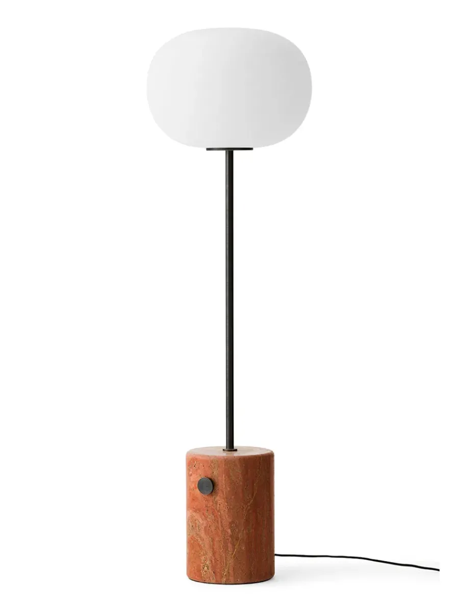 JWDA Floor Lamp, red travertine stone fra<Audo Copenhagen New