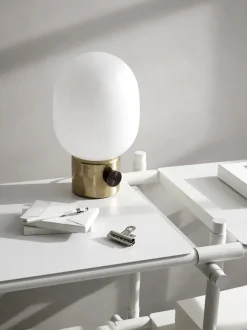 JWDA Table Lamp, red travertine stone fra<Audo Copenhagen Online