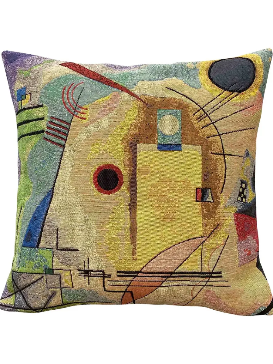 Kandinsky Jaune-Rouge-Bleu Extrait 2 pude fra<Poulin Design New
