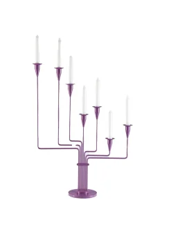 Karlsvognen Table Lysestage, mørk blå fra<Piet Hein