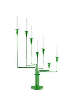 Karlsvognen Table Lysestage, sort fra<Piet Hein