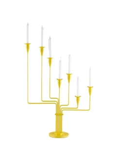 Karlsvognen Table Lysestage, gul fra<Piet Hein Best