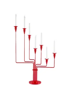 Karlsvognen Table Lysestage, gul fra<Piet Hein Best