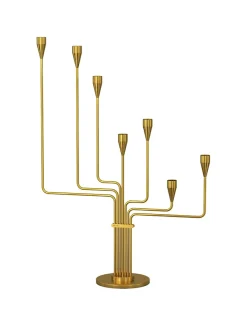 Karlsvognen Table Lysestage, messing fra<Piet Hein