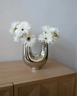 Kazumi Vase, silver fra<Hein Studio Outlet