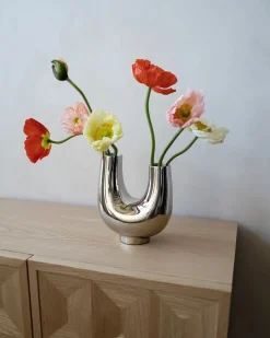 Kazumi Vase, silver fra<Hein Studio Outlet