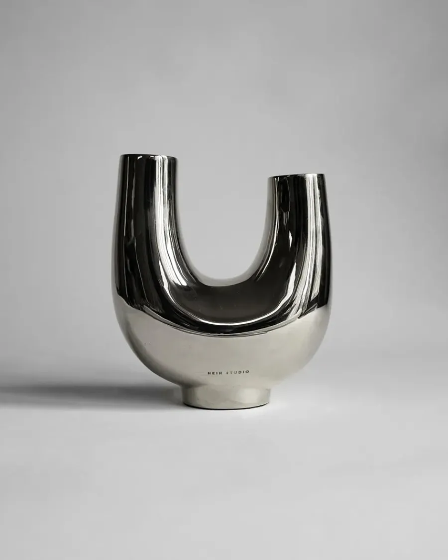 Kazumi Vase, silver fra<Hein Studio Outlet