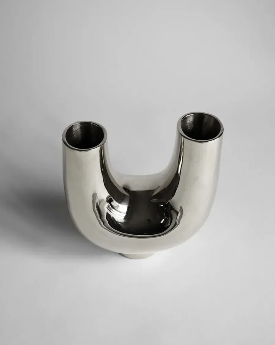 Kazumi Vase, silver fra<Hein Studio Outlet