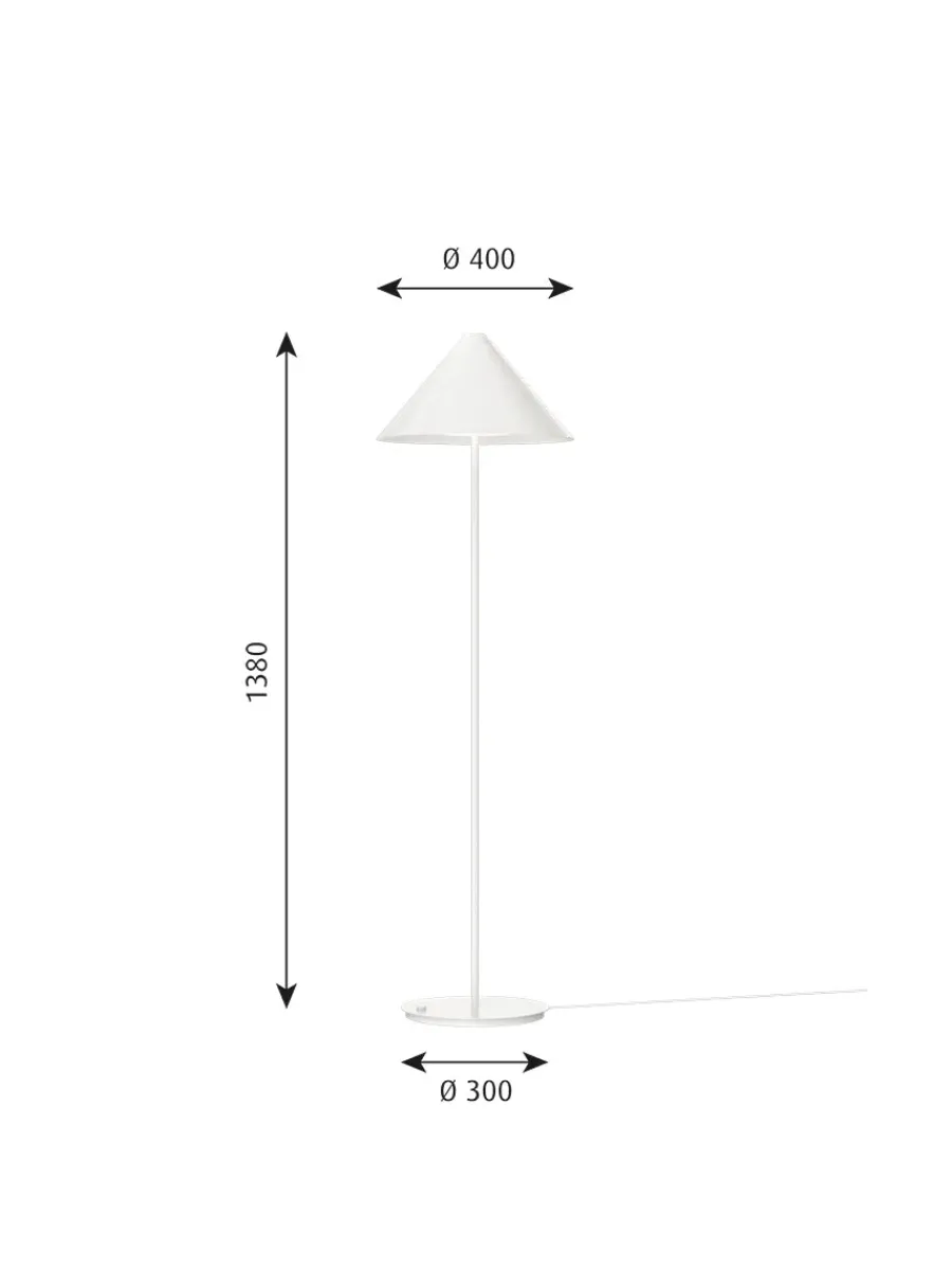 Keglen Gulvlampe fra<Louis Poulsen Clearance