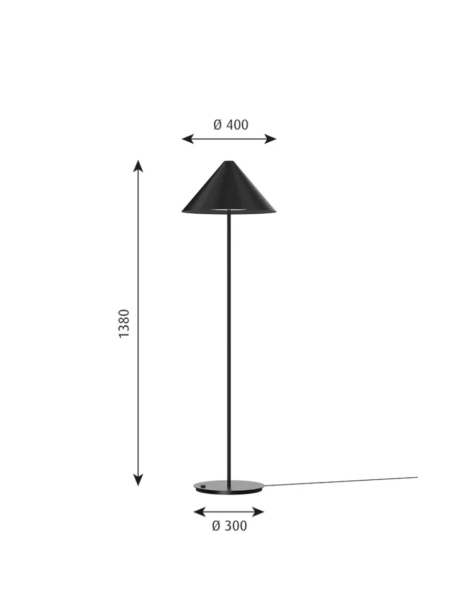 Keglen Gulvlampe fra<Louis Poulsen Clearance