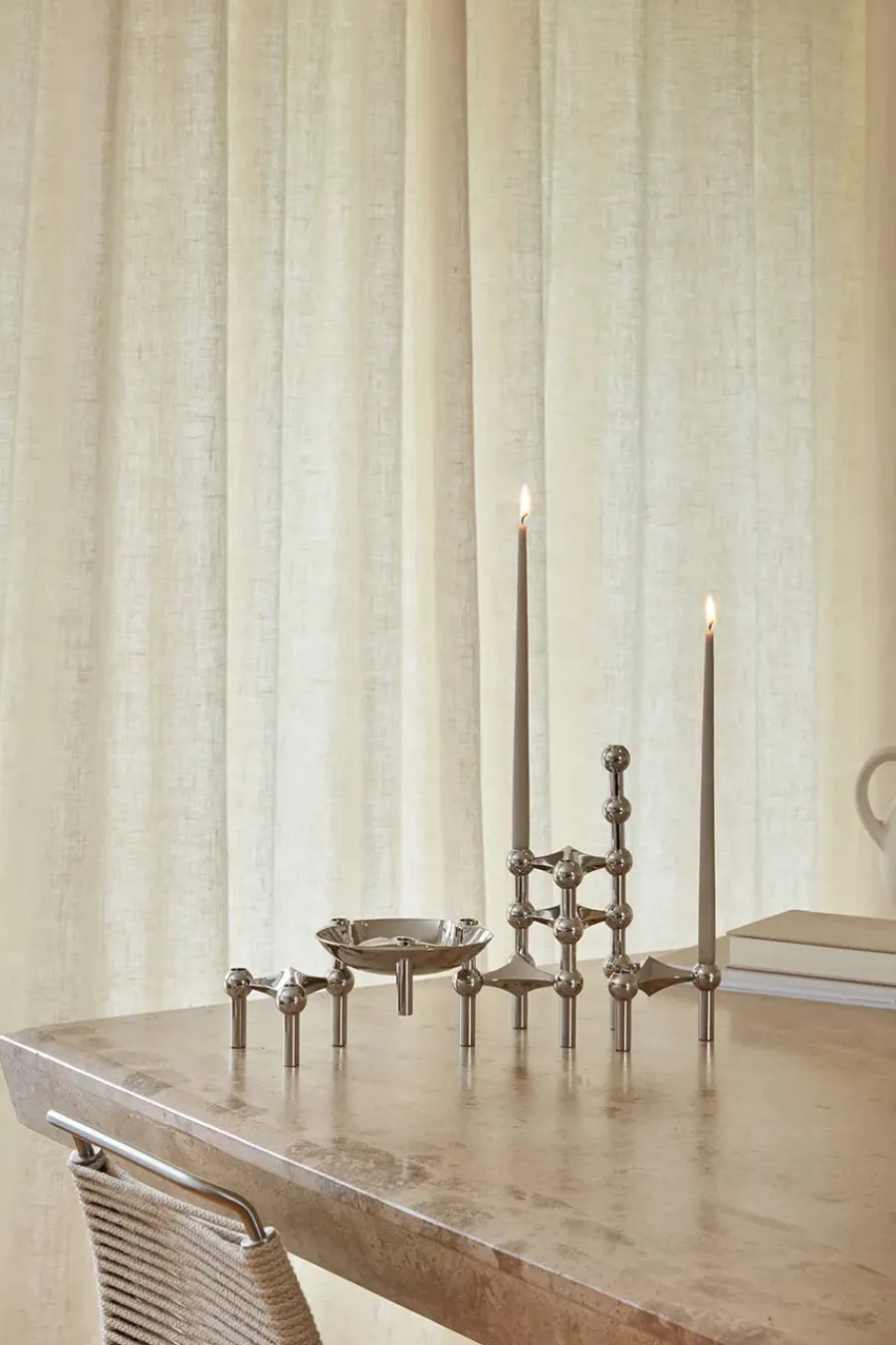 Kertelys til Nagel Lysestage, artichoke fra<STOFF Nagel New