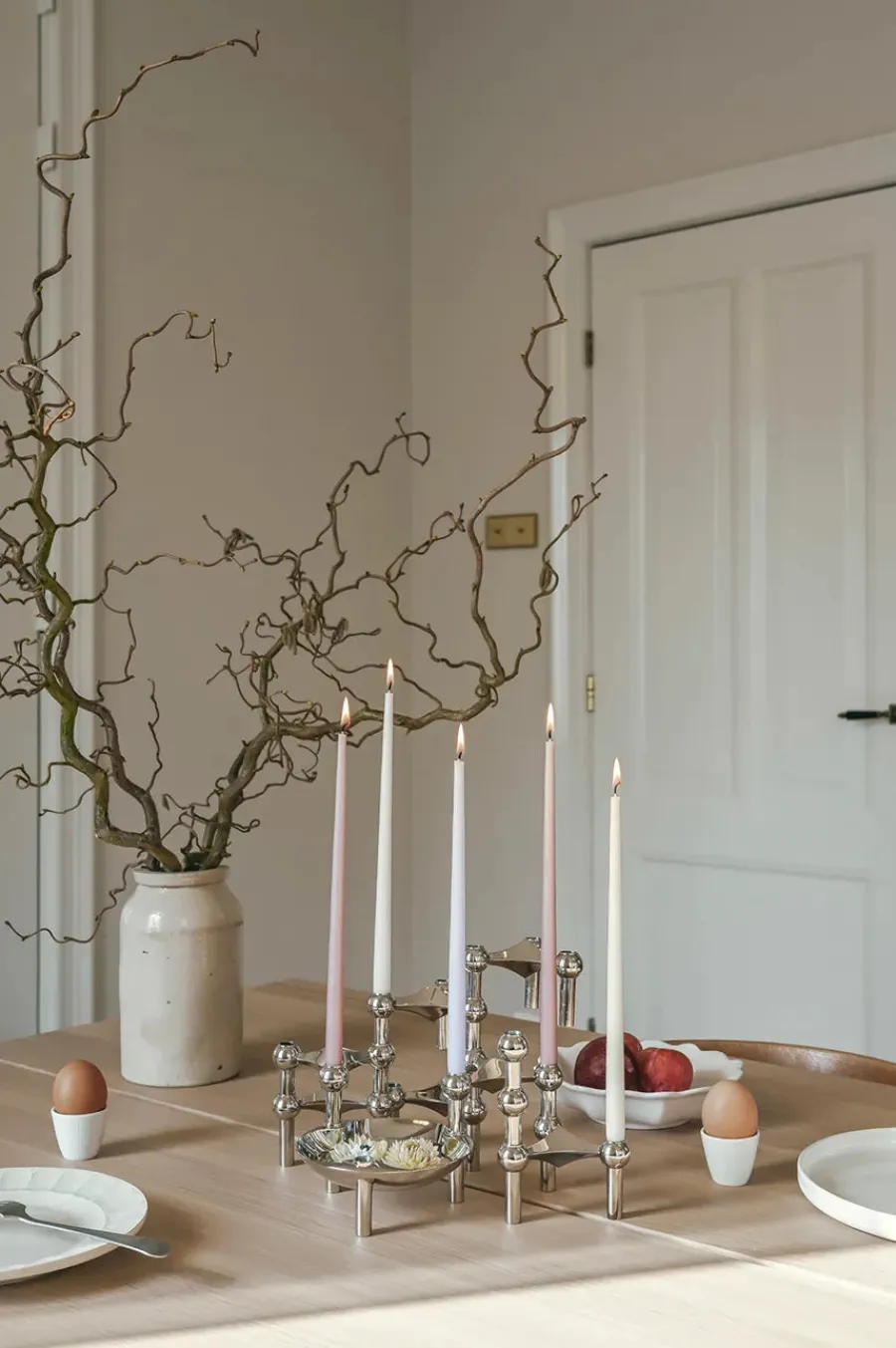 Kertelys til Nagel Lysestage, artichoke fra<STOFF Nagel New