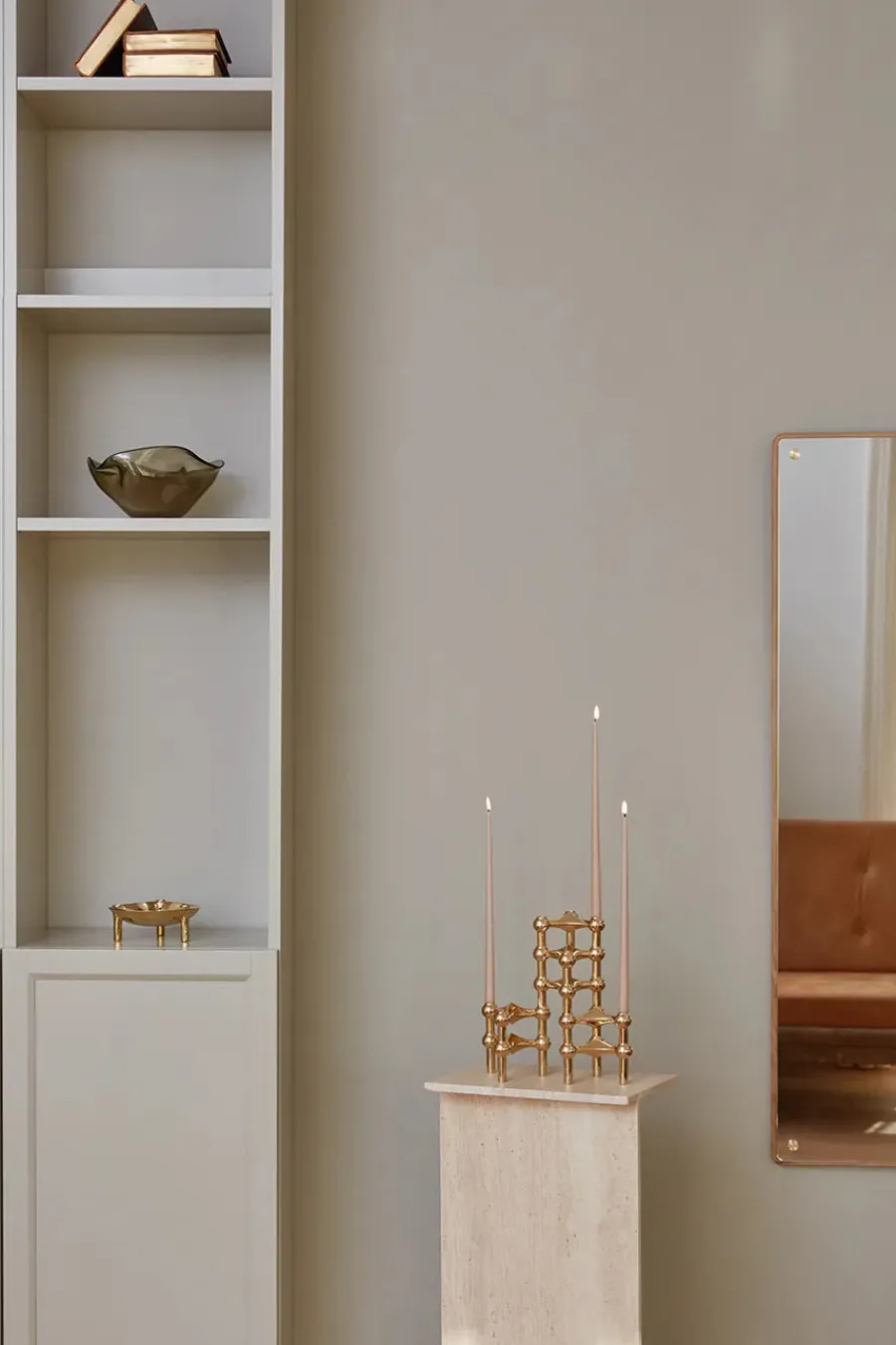 Kertelys til Nagel Lysestage, off white fra<STOFF Nagel