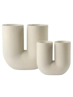 Kink Vase H 39 cm, sand fra<Muuto Hot