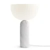 Kizu Bordlampe Large, White Marble fra<New Works Outlet