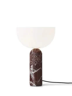 Kizu Bordlampe Large, White Marble fra<New Works Outlet
