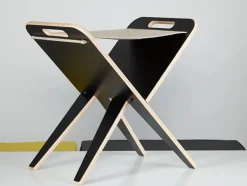 Klaburet m. Sæde i Kernelæder fra<Piet Hein Discount