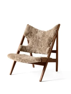 Knitting Lounge Chair, Sheepskin fra<Audo Copenhagen Discount