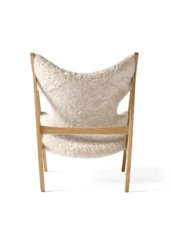 Knitting Lounge Chair, Sheepskin fra<Audo Copenhagen Discount