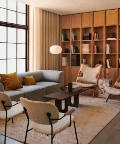 Knitting Lounge Chair, Sheepskin fra<Audo Copenhagen Discount