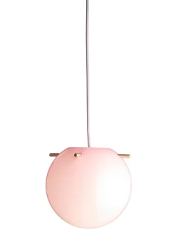 Koi Pendel, rose/brass Ø32 fra<Frandsen