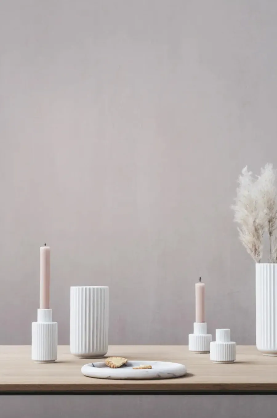 Kronelysestage fra<Lyngby Porcelæn New