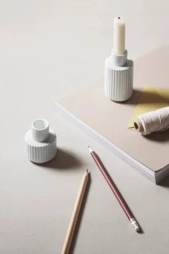 Kronelysestage fra<Lyngby Porcelæn New