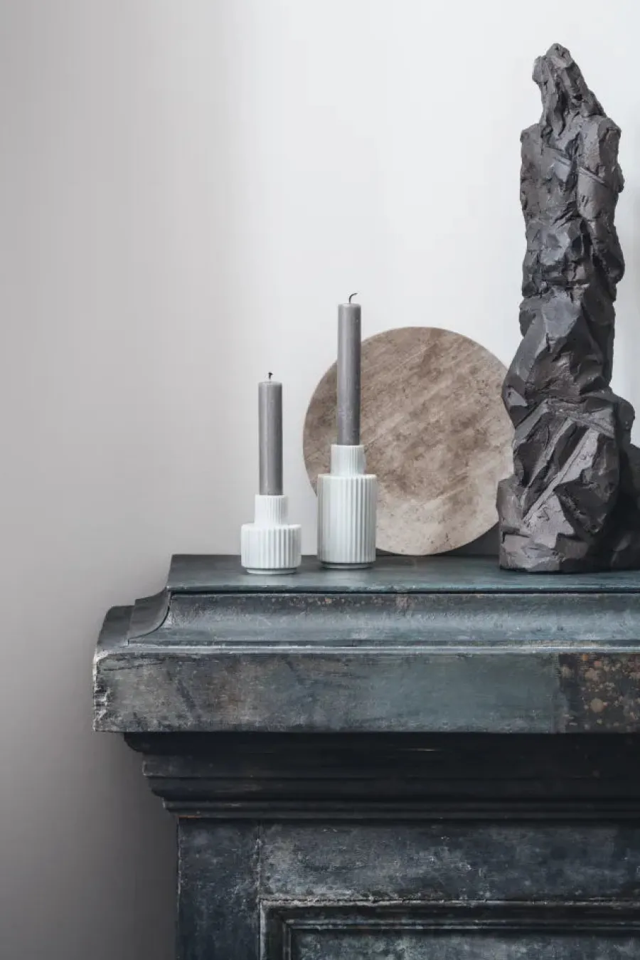 Kronelysestage fra<Lyngby Porcelæn New