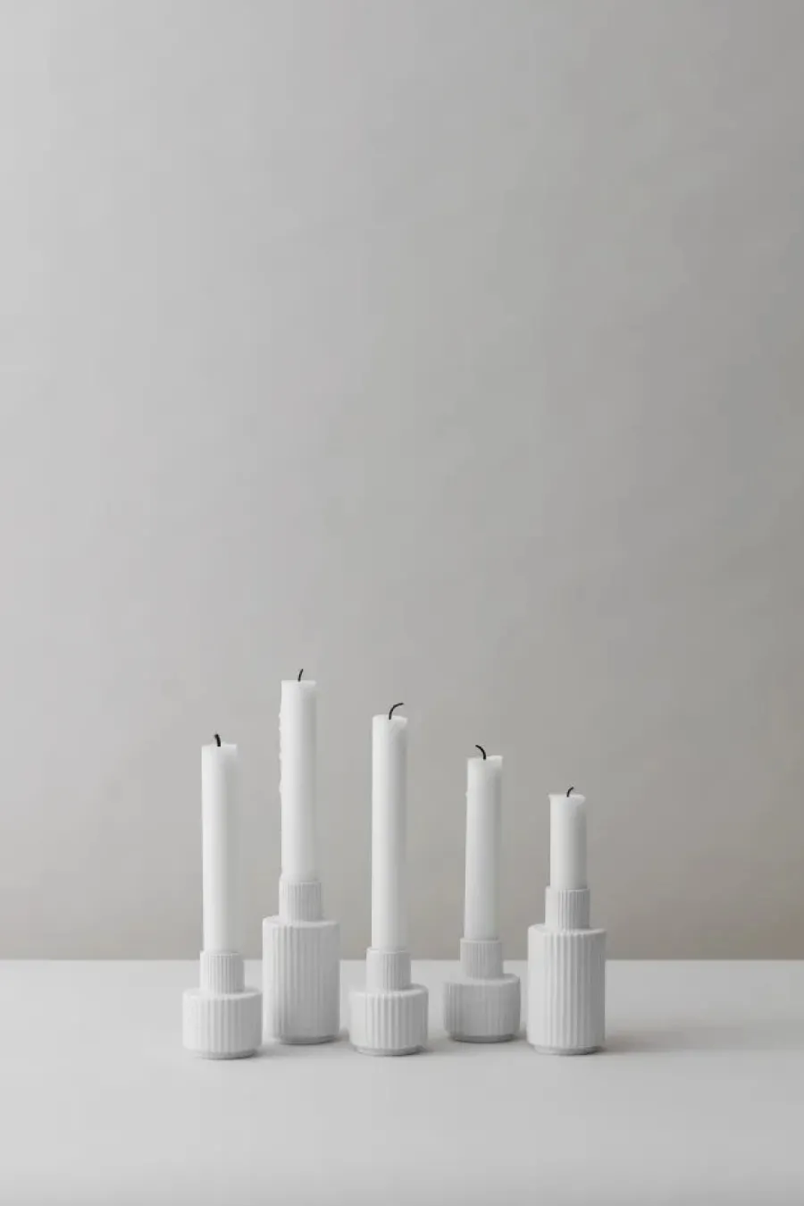 Kronelysestage fra<Lyngby Porcelæn New