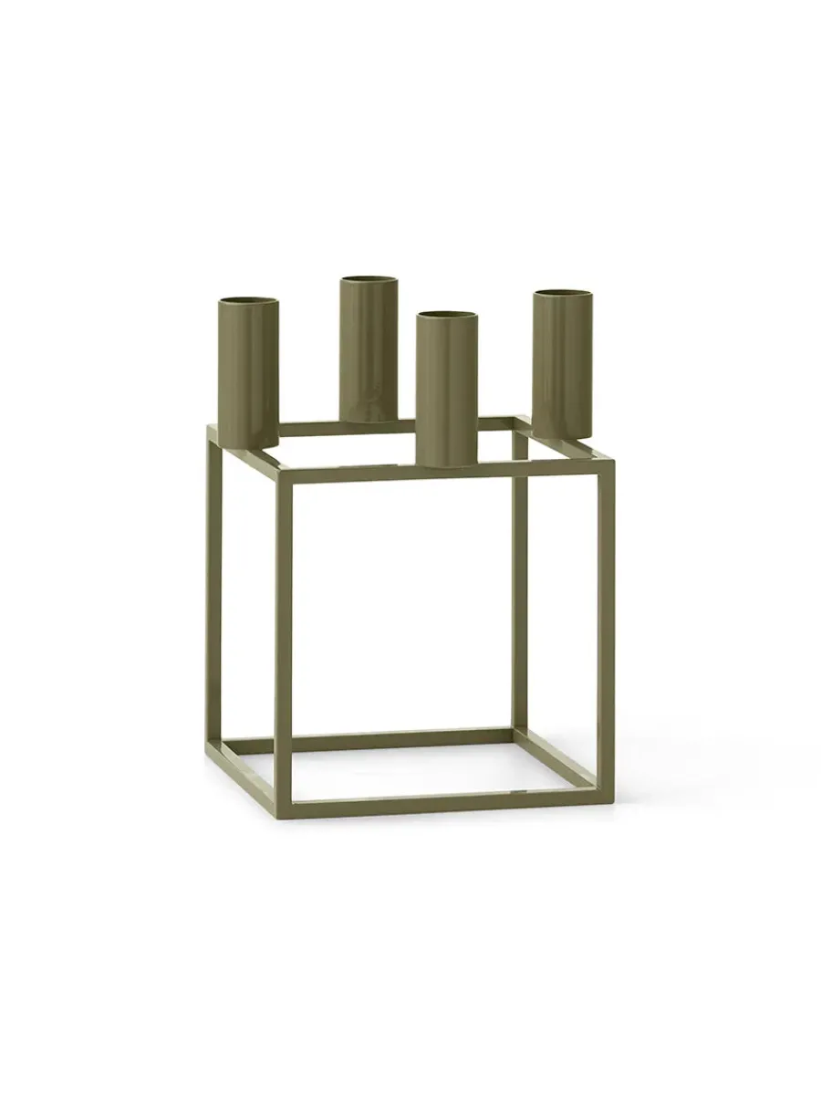 Kubus 4 Lysestage, ivory fra<Audo Copenhagen Clearance