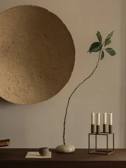 Kubus 4 Lysestage, olive fra<Audo Copenhagen New