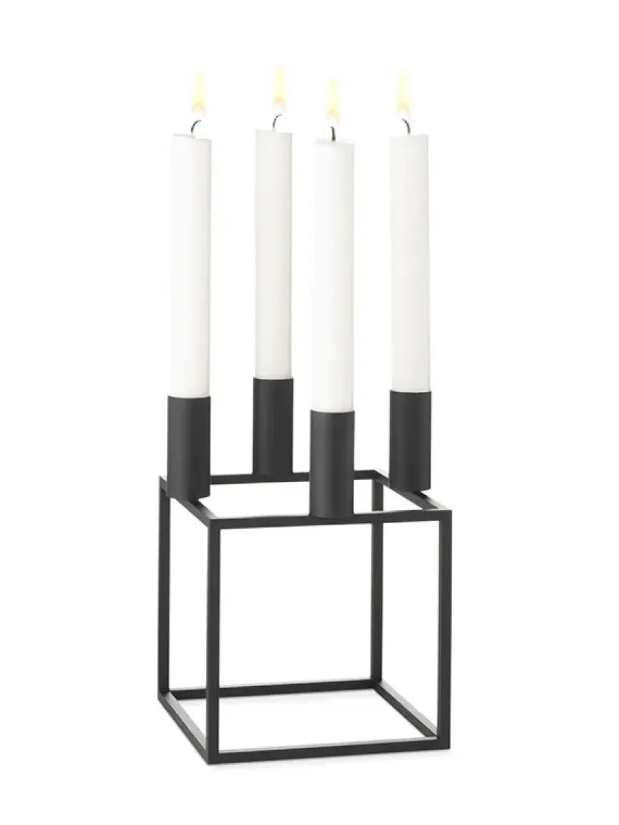 Kubus 4 Lysestage, olive fra<Audo Copenhagen New