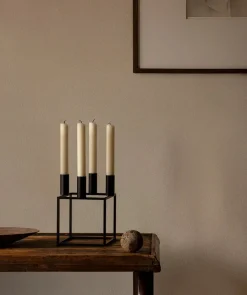 Kubus 4 Lysestage, olive fra<Audo Copenhagen New