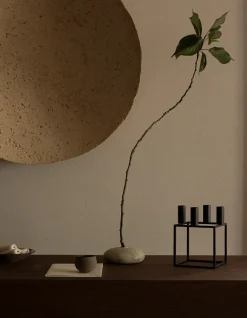 Kubus 4 Lysestage, olive fra<Audo Copenhagen New