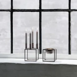 Kubus 4 Lysestage, olive fra<Audo Copenhagen New