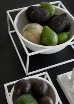 Kubus Bowl Centerpiece Small, hvid fra<Audo Copenhagen Outlet