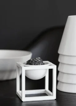 Kubus Bowl Mini hvid fra<Audo Copenhagen Discount