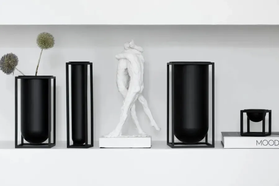 Kubus Bowl Mini sort fra<Audo Copenhagen Hot