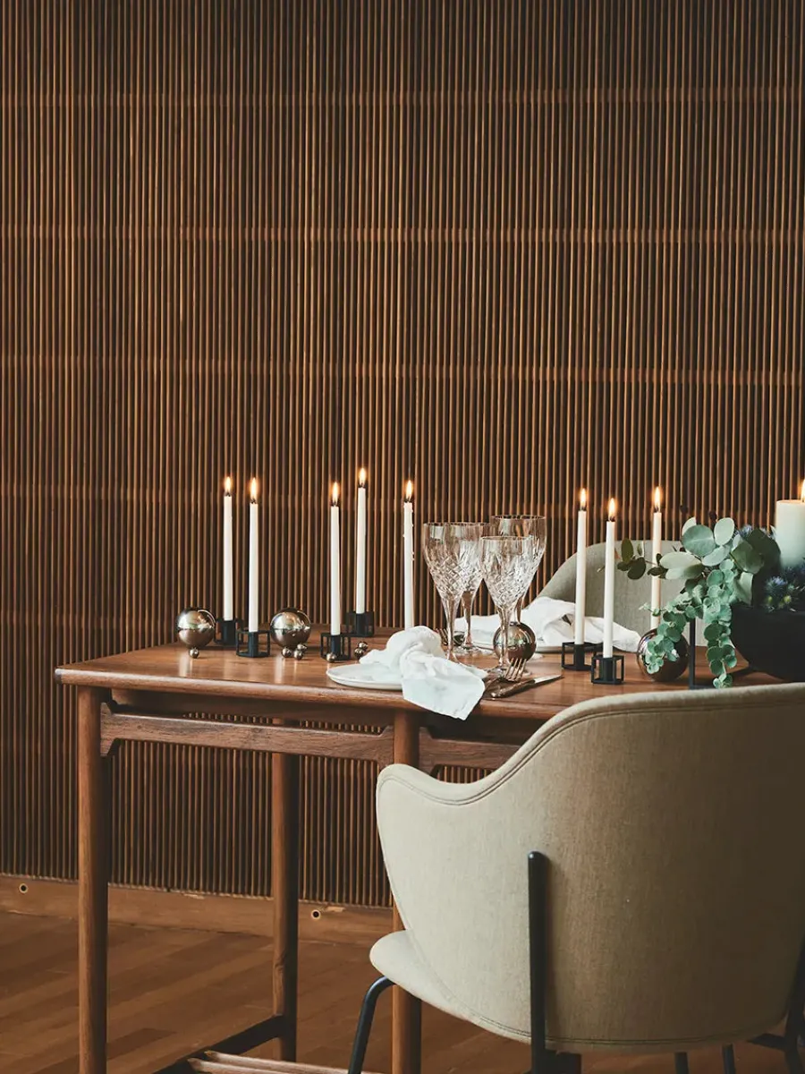 Kubus Micro lysestager, sort fra<Audo Copenhagen Clearance